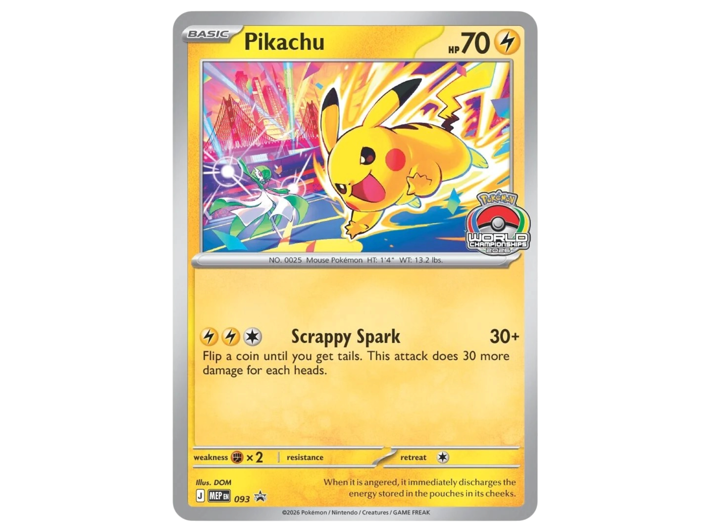 Jap Pokémon – WCS2026 Pikachu Promo
