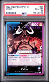 #061 KAIDO PSA 10 PRE-ERRATA