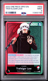 #002 TRAFALGAR LAW PSA 9 PRE-ERRATA