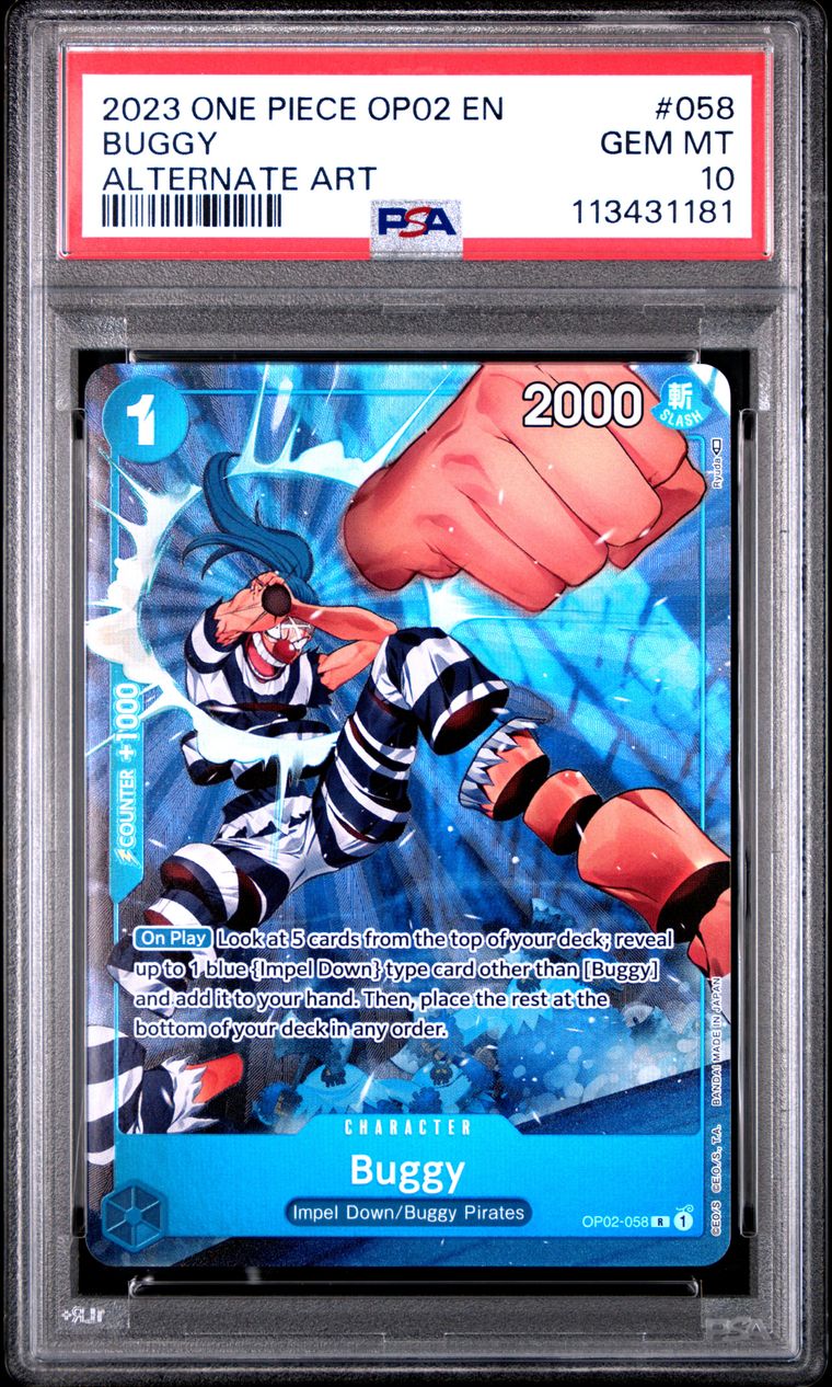#058 BUGGY PSA 10