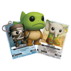 Skifidol - Italian Brainrot TCG - Box 12 Portachiavi 3D + Carta Speciale - Universo Psichedelico