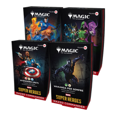 Magic Marvel Super Heroes Commander 4 mazzi ITA