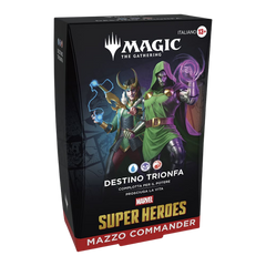 Magic Marvel Super Heroes Commander deck Destino Trionfa ITA