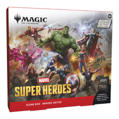 Magic Marvel Super Heroes Scene Box Heroes United