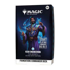 Magic: The Gathering Foundations Commander Deck Keen Engineering ENG