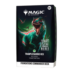 Magic: The Gathering Foundations Commander Deck Tramplesaurus Rex ENG