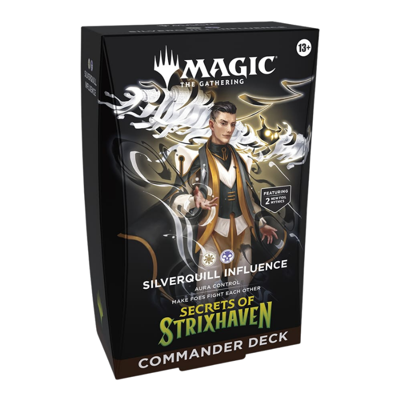 Magic Secrets of Strixhaven Commander Silverquill Influence ENG