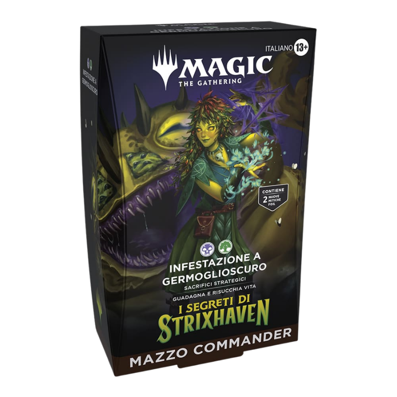 Magic I Segreti di Strixhaven mazzo Commander Infestazione a Germoglioscuro ITA