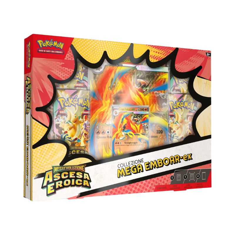 Pokémon Collezione Mega Emboar Ex - Ascesa Eroica