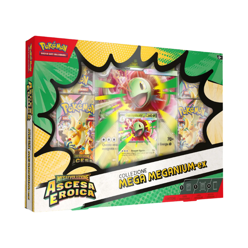 Pokémon Collezione Mega Meganium Ex - Ascesa Eroica