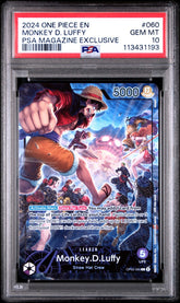 #060 MONKEY D. LUFFY PSA 10