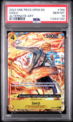 #104 SANJI PSA 10