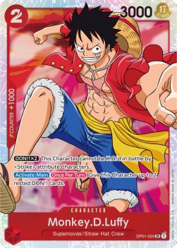 Monkey.D.Luffy (OP01-024) (V.1) Romance Dawn
