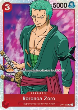 Roronoa Zoro (OP01-025) (V.1) Romance Dawn