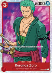 Roronoa Zoro (OP01-025) (V.1) Romance Dawn