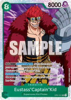 Eustass"Captain"Kid (OP01-051) (V.1) Romance Dawn (Pre-Errata)