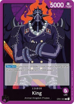 King (OP01-091) (V.1) Romance Dawn