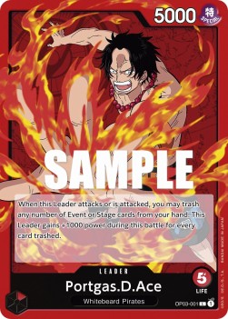 Portgas.D.Ace (OP03-001) (V.1) Pillars of Strength