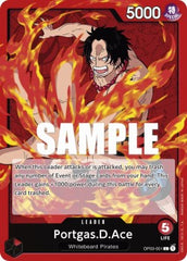 Portgas.D.Ace (OP03-001) (V.1) Pillars of Strength