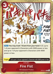 Fire Fist (OP03-018) (V.1) Pillars of Strength