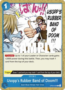 Usopp's Rubber Band of Doom!!! (OP03-054) Pillars of Strength