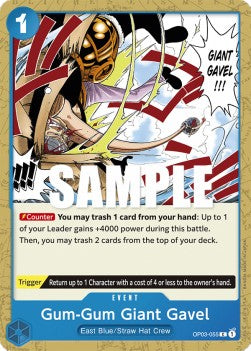 Gum-Gum Giant Gavel (OP03-055) Pillars of Strength