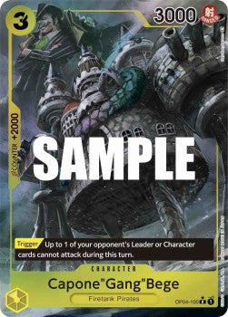 Capone"Gang"Bege" (OP04-100) (V.2) Kingdoms of Intrigue