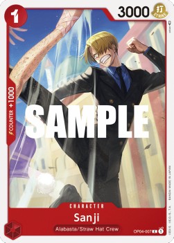 Sanji (OP04-007) Kingdoms of Intrigue