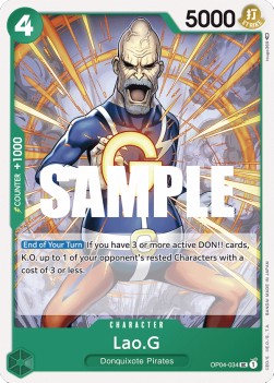 Lao.G (OP04-034) Kingdoms of Intrigue