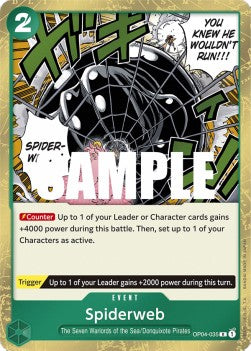Spiderweb (OP04-035) Kingdoms of Intrigue