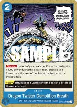 Dragon Twister Demolition Breath (OP04-057) Kingdoms of Intrigue