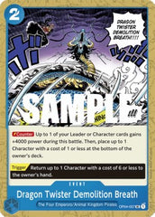 Dragon Twister Demolition Breath (OP04-057) Kingdoms of Intrigue