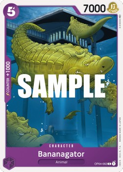 Bananagator (OP04-062) Kingdoms of Intrigue