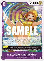 Miss.Valentine (Mikita) (OP04-066) Kingdoms of Intrigue