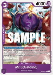 Mr.3(Galdino) (OP04-070) Kingdoms of Intrigue