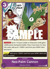 Nez-Palm Cannon (OP04-075) Kingdoms of Intrigue