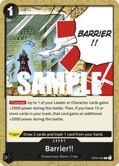 Barrier!! (OP04-095) Kingdoms of Intrigue