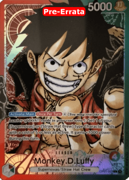 Monkey.D.Luffy (OP01-003) (V.2) Romance Dawn (Pre-Errata)