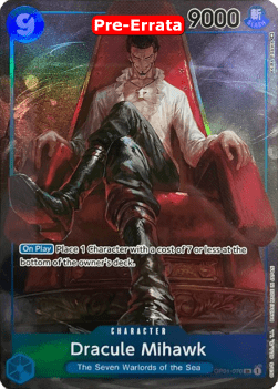 Dracule Mihawk (OP01-070) (V.2) Romance Dawn (Pre-Errata)