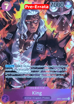 King (OP01-096) (V.2) Romance Dawn (Pre-Errata)