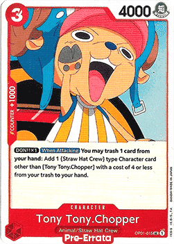 Tony Tony Chopper (OP01-015) Romance Dawn (Pre-Errata)