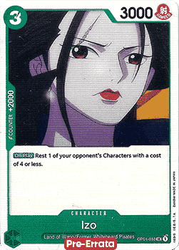 Izo (OP01-033) Romance Dawn (Pre-Errata)