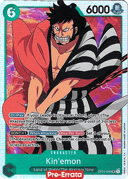 Kin'emon (OP01-040) (V.1) Romance Dawn (Pre-Errata)