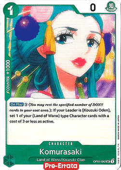 Komurasaki (OP01-042) Romance Dawn (Pre-Errata)