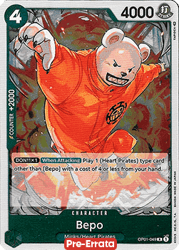 Bepo (OP01-049) Romance Dawn (Pre-Errata)