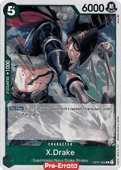 X.Drake (OP01-054) Romance Dawn (Pre-Errata)