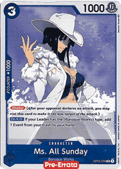 Ms. All Sunday (OP01-079) Romance Dawn (Pre-Errata)