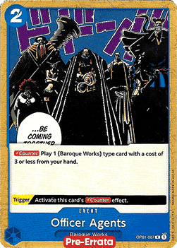 Officer Agents (OP01-087) Romance Dawn (Pre-Errata)
