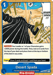 Desert Spada (OP01-088) Romance Dawn (Pre-Errata)