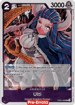 Ulti (OP01-093) (V.1) Romance Dawn (Pre-Errata)
